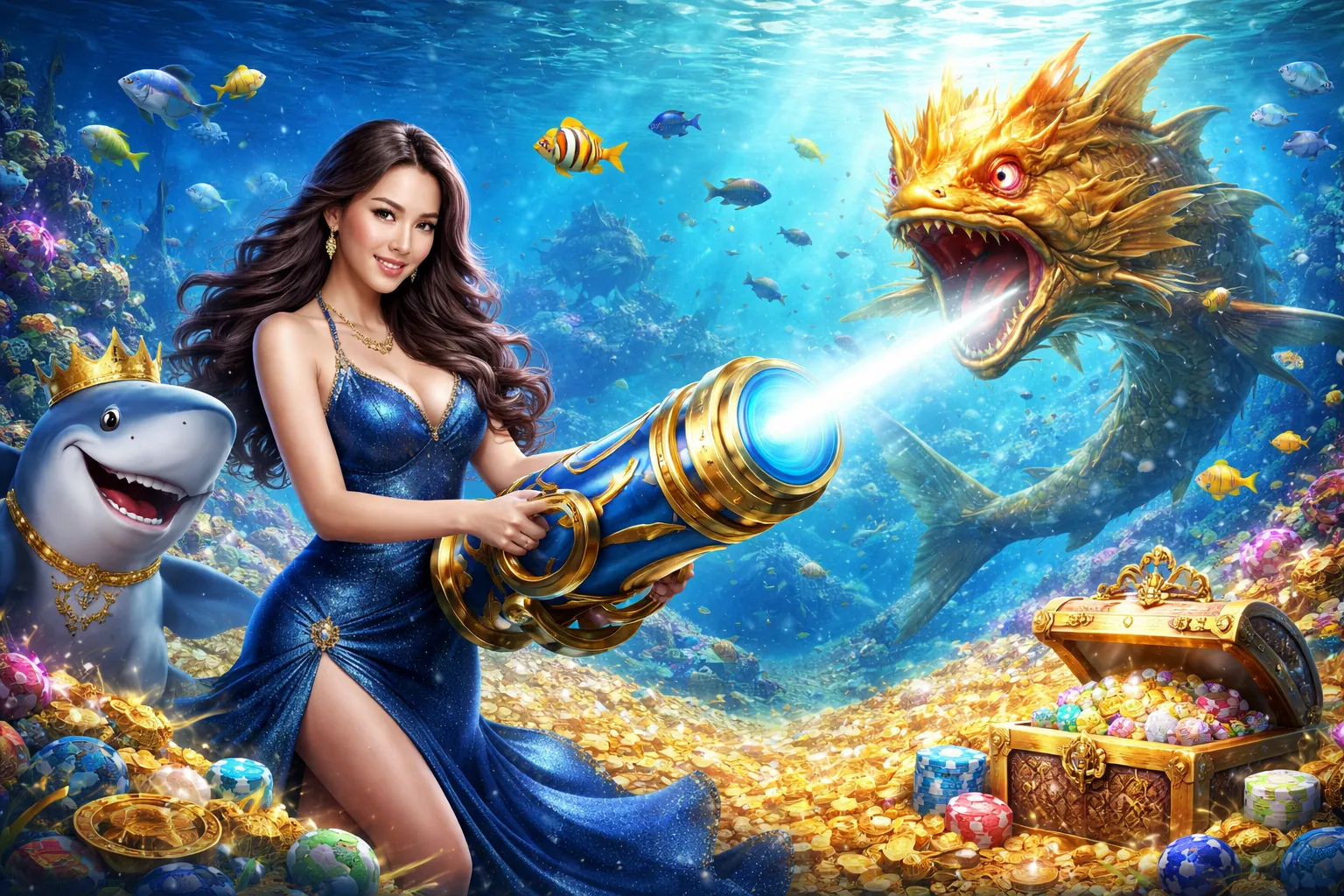 Thế giới bắn cá game topzo đầy màu sắc
